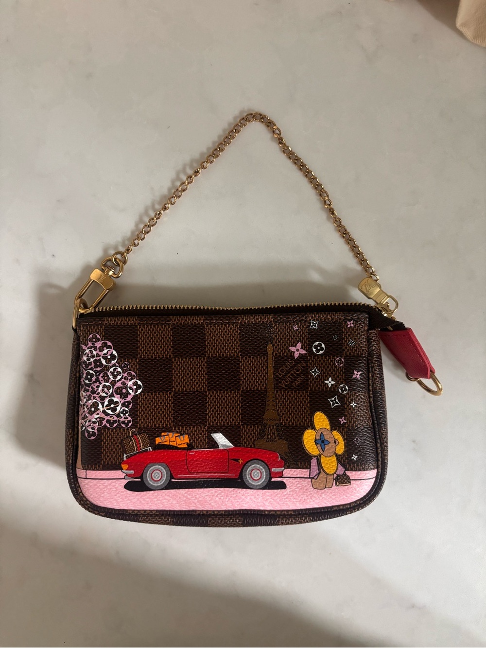 Louis Vuitton Limited Edition 2019 Christmas   Vivienne Paris Pochette